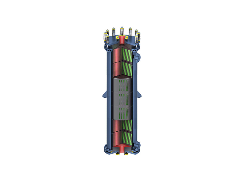 YKB cylindrique bloc trou Type échangeur de chaleur Graphite