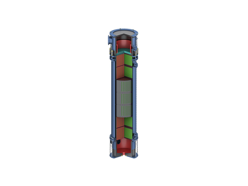 YKX cylindrique bloc type trou Graphite chute Film absorbeur